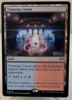 Magic MTG - Training Center *Commander Masters* Near Mint U/R Rare Land #434 - Image 1