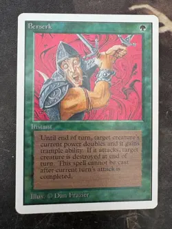 *** UNLIMITED Berserk *** NM-Mint Beauty! - DUTYFREE - Magic MtG - Image 1