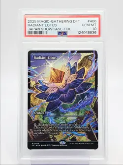 RADIANT LOTUS 2025 MTG JAPAN SHOWCASE FOIL MYTHIC RARE GEM MT PSA 10 Q2371 - Image 1