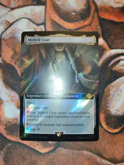 NM SURGE FOIL Mithril Coat Universes Beyond LTR MTG Magic the Gathering - Image 1