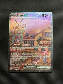 Mew ex SVP 053 Pokemon TCG Scarlet Violet 151 Black Star Promo Full Art | NM A - Image 1