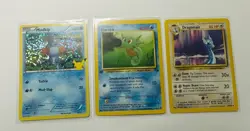 Pokemon Card Lot – 1st Edition Horsea (WOTC) + Dragonair Base Set + 25th Anniver - Image 1