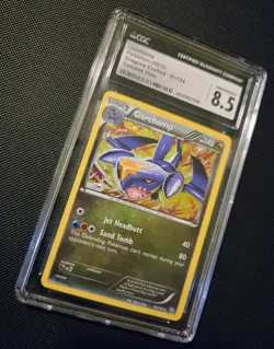 2012 Pokemon GARCHOMP Dragons Exalted Cosmos Holo Rare Card #91/124 - NM CGC 8.5 - Image 3