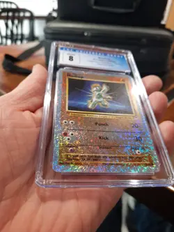 Machop Legendary Collection REVERSE HOLO cgc 8 NM MINT Pokemon 2002 79/110 Card - Image 3