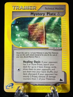 Mystery Plate Delta 136/144 Skyridge Common Pokemon TCG Card NM Never Played - Image 1
