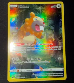 Pokemon TCG - SWSH - Crown Zenith - Bidoof GG29/GG70 - Galarian Gallery - NM - Image 1