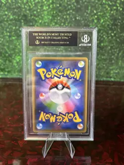 Pokemon Pikachu Yu Nagaba Japanese Reverse Holo Promo 208/S-P BGS 10 BLACK LABEL - Image 2