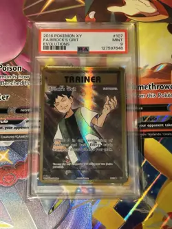 2016 Pokemon XY Brocks Grit Full Art Evolutions #107 PSA 9 Mint - Image 1