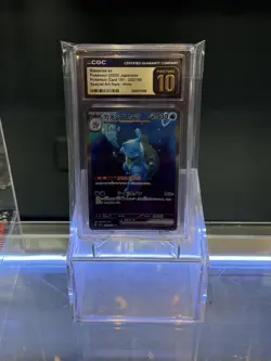 Pokemon TCG Japanese Blastoise Ex 202/165 Special Art Rare 151 CGC Pristine 10 - Image 1