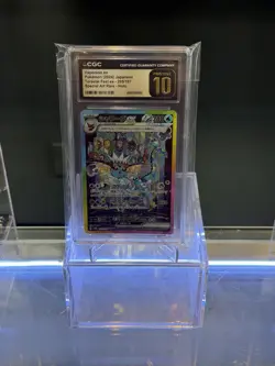 Pokemon TCG Japanese Vaporeon Ex 205/187 SAR Terastal Festival CGC Pristine 10 - Image 1