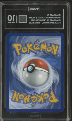 2023 Pokemon Scarlet & Violet Black Star Promo Charizard EX Ultra Rare TAG 10 - Image 2