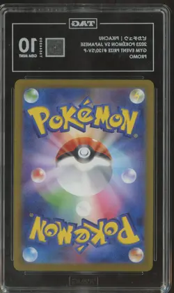 2023 Pokemon SV Japanese Promo Gym Event Prize #120/SV-P Pikachu TAG 10 - Image 2