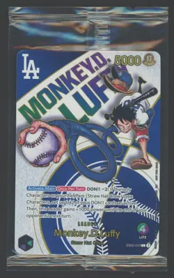 One Piece Promotion Monkey.D.Luffy Dodgers X One Piece Night EB02-010 Sealed - Image 1