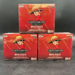 Lot of (3) One Piece English OP-13 Carrying On His Will Booster Boxes Sealed - Image 1