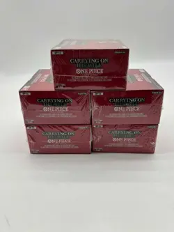 Lot of (5) One Piece OP-13 Carrying His Will Booster Boxes Sealed - Image 3