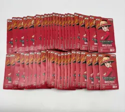 Lot of (46) One Piece English OP-13 Carrying On His Will Sleeved Booster Packs - Image 1