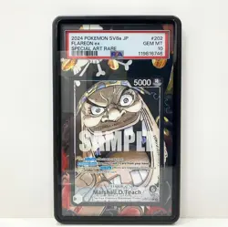 ONE PIECE CCG EXTENDED ART ACRYLIC ALLOY CASE CARD MARSHALL D TEACH OP09-081 L - Image 1