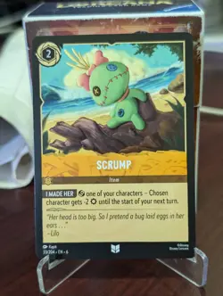 Disney Lorcana Azurite Sea Scrump Non Holo Uncommon 33/204 - Image 1