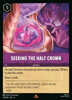 Seeking the Half Crown Foil (064) Azurite Sea Disney Lorcana - Image 1