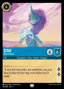 Sisu - Wise Friend (155) Foil Ursula's Return Disney Lorcana - Image 1
