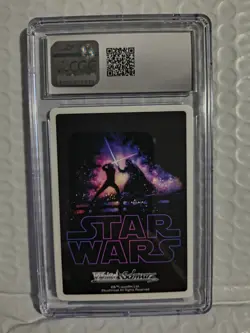 Tainted By Evil Darth Vader Weiss Schwarz 2022 STAR WARS S49-060re Rare CGC 10 - Image 2