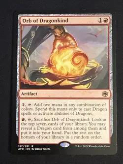 1x Orb of Dragonkind (157) Adventures in the Forgotten Realms LP MTG Magic x1 - Image 1
