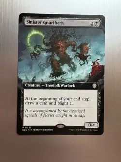 Sinister Gnarlbark - 32 - MTG: Lorwyn Eclipsed - Extended Art - Rare - Regular - Image 1