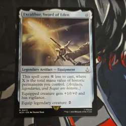 Assassin's Creed Excalibur, Sword of Eden Legendary Artifact Rare MTG - Image 1