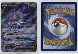 Full Art - Suicune V Pokemon Sword & Shield Crown Zenith Galarian Gallery #GG38 - Image 3