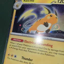 DOUBLE WHOLE SWIRL 🌀💫 NM Raichu 026/165 Sam’s Club Promo Cosmos Pokemon Card - Image 3
