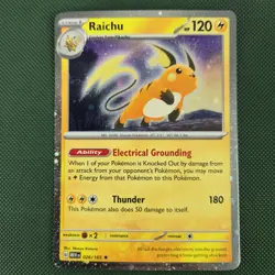 DOUBLE WHOLE SWIRL 🌀💫 NM Raichu 026/165 Sam’s Club Promo Cosmos Pokemon Card - Image 4