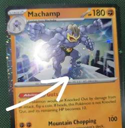 WHOLE SWIRL 🌀💫 NM Machamp 068/165 Cosmos Holo 151 Promo Nintendo Pokemon Card - Image 1