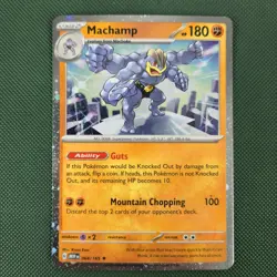 WHOLE SWIRL 🌀💫 NM Machamp 068/165 Cosmos Holo 151 Promo Nintendo Pokemon Card - Image 3