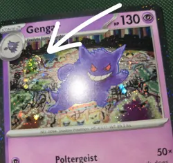 WHOLE SWIRL 🌀💫 NM Gengar 094/165 151 Club Cosmos Holo Promo Pokemon Card - Image 1