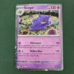 WHOLE SWIRL 🌀💫 NM Gengar 094/165 151 Club Cosmos Holo Promo Pokemon Card - Image 3