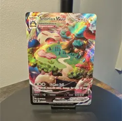 Pokemon Snorlax VMAX 142/202 Sword & Shield Ultra Rare Full Art Holo 340 HP - Image 1