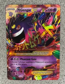 Pokemon 2014 M Gengar EX (Secret Rare) 121/119 XY - Phantom Forces UR Holo - Image 1