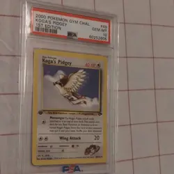 Gym Challenge Koga's Pidgey 49/132 1st Edition PSA 10 Pokemon - Image 1