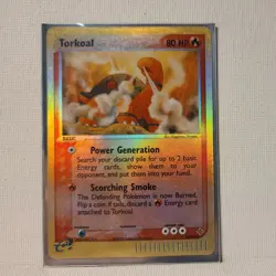 Pokemon TCG Torkoal EX Dragon 12/97 Reverse Holo Rare MP - Image 1