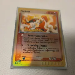 Pokemon TCG Torkoal EX Dragon 12/97 Reverse Holo Rare MP - Image 2