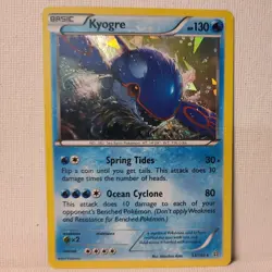 Kyogre (53/160) - XY: Primal Clash - 2015 - Rare Cracked Ice LP Pokemon Card - Image 1