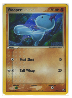 Wooper 79/115 Reverse Holo Stamped Unseen Forces Pokemon Card NM - Image 1