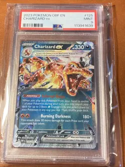 Pokemon Card TCG Charizard EX Obsidian Flames #125/197 PSA 9 MINT Ultra Rare - Image 1