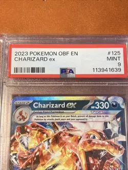 Pokemon Card TCG Charizard EX Obsidian Flames #125/197 PSA 9 MINT Ultra Rare - Image 5