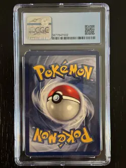 Pokemon TCG Ninetales Base Set Shadowless 1st Edition Holo Rare 12/102 CGC 5 - Image 2