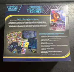 Pokemon TCG Phantasmal Flames ETB Pokemon Center Elite Trainer Box Sealed W Case - Image 2