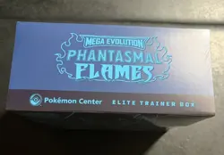 Pokemon TCG Phantasmal Flames ETB Pokemon Center Elite Trainer Box Sealed W Case - Image 3