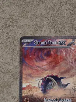 [ NM ] Great Tusk ex 246/198 S&V Full Art Holo EX Pokemon Card - Image 2