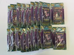 Lot of (18) Pokemon Hidden Fates 2-Pack Blister Charizard & Mew - Image 1