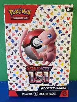 Pokemon TCG 151 Booster Bundle - 6 Packs - SEALED - Image 1
